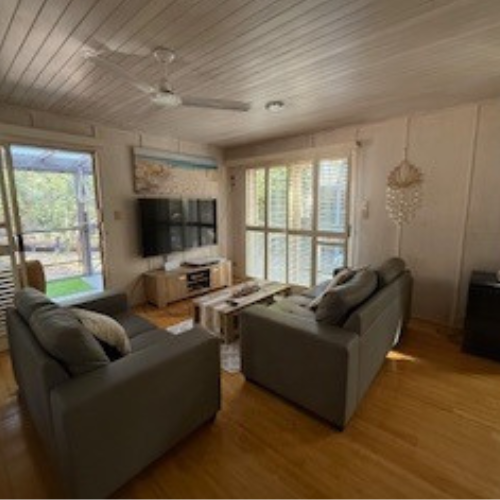 Couran Cove Eco Cabin ECM Lounge Room Image